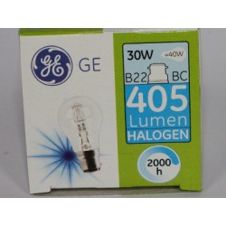 30W HALO CL B22 240V attacco a BAIONETTA GE LIGHTING