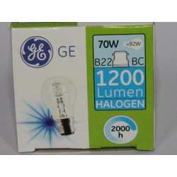 Галогенные лампы GE 70W B22 ( штыком )