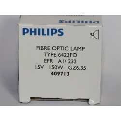 PHILIPS FIBRE OPTIC LAMP ТИП 6423FO EFR МЕНЯ/232 15V GZ6.35 409713