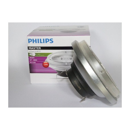 ampoule Philips MASTER LEDspotLV AR111 11-50W/930 G53 blanc chaud 24D