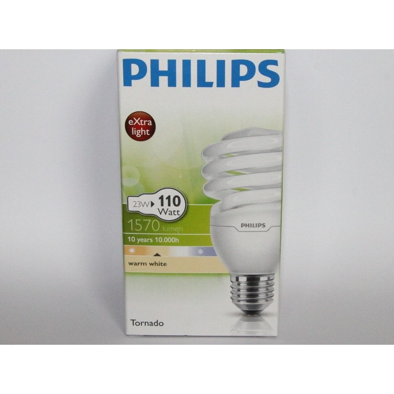 PHILIPS Tornado 23W WW varmvit 2700K