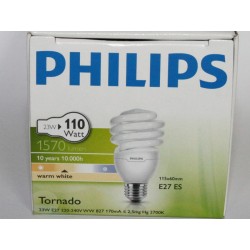 PHILIPS Tornado 23W WW varmvit 2700K