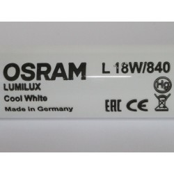 OSRAM L 18W/840 LUMILUX Branco Fresco