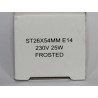 ST 26X54 MM, E14 230V 25W ΠΑΓΩΜΈΝΟ