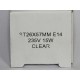 ST 26X57 MM, E14 230V 15W CLEAR 