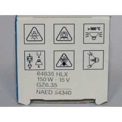 OSRAM XENOPHOT 64635 HLX 150W 15V GZ6.35 — Low-voltage halogen lamp – additional view