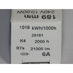 GE 29181 - Κ/4 1000W R7s 240V