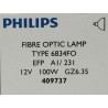 Philips 6834 FO 100W 12V GZ6.35 Focusline Fibra Ottica 6834FO