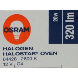 Osram HALOSTAR 64428 20W 12V G4 печи