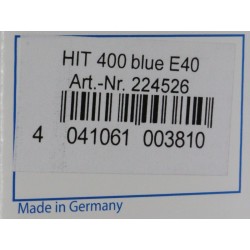 BLV HIT 400 bl E40 4,0kV 400W 8000lm E40 Bleu