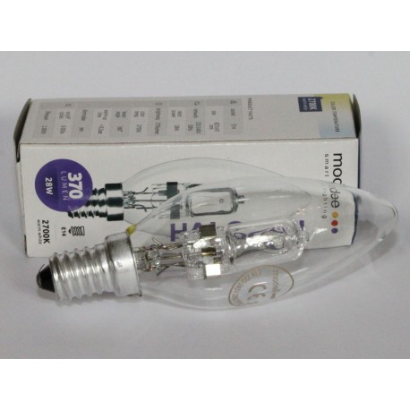 Glühlampe halogen flamme 28W E14