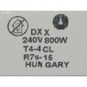 GE DXX 240V, 800W T4-4 CL R7s - 15 ΟΥΓΓΑΡΊΑ