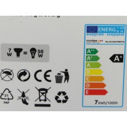 DIODO EMISSOR DE LUZ GU10 7W/827 