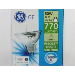 Bombilla de luz, GE MR16 50W 60D 5000H