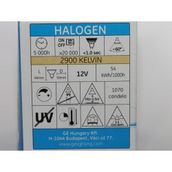 Ampoule GE MR16 50W 60D 5000H