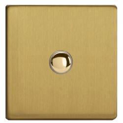 Διακόπτης dimmer "αφής" σε brushed ορείχαλκου