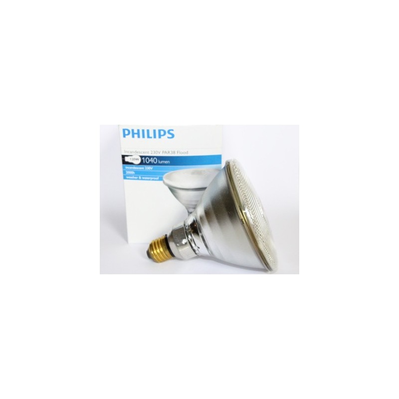 PHILIPS INCANDESCENTE PAR38 DE 100W 12V INUNDAÇÃO 30°
