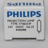 Philips 7748XHP 250W 24V G6.35 EHJ Focusline Flat Нити"