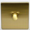 Поворотный LED-диммер GOVENA METPRO-250-LED, матовая латунь – Metal Line – деталь 3