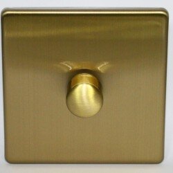 Поворотный LED-диммер GOVENA METPRO-250-LED, матовая латунь – Metal Line – деталь 5