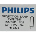Philips 7387 10W 6V G4 ESA/FHD Focusline Microprojeção
