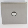 Touch dimmer in brushed steel – GOVENA Metal Line