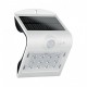 Applique Murale LED Solaire 1.5W 4000°K Blanc + Détecteur