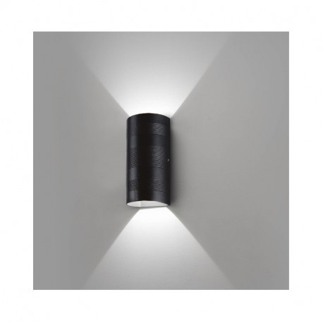 Wandleuchte GU10-LED x 2-Grau-Anthrazit