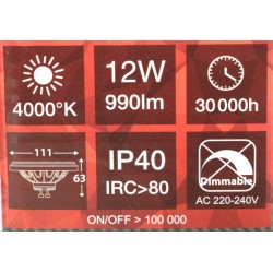 LED ES111 белый Свет 14W