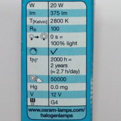 Лампа OSRAM HALOPAR PAR 38 50W 220 - 240V FL 30°OSRAM