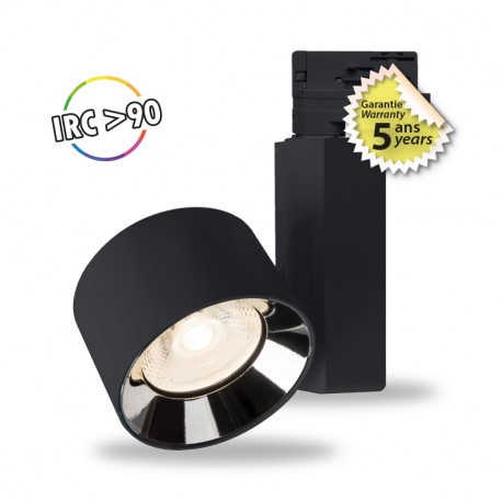 LED spot, LED op het spoor 40W wit 3000 Kelvin, 4200 lumen Adapter 3 keer