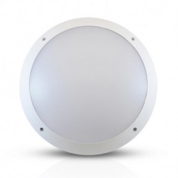 Rund LED-plafond 20W 2000lm 4000K IP65 IK10 anti-vandalisme - STRASSELEC – annan vy