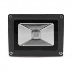 Projecteur couleur LED RGB 10W extérieur + télécommande