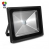 Projetor LED RGB 50W extérieur IP65 + télécommande - STRASSELEC