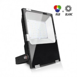 RGBW LED floodlight 50W extérieur IP65 - STRASSELEC