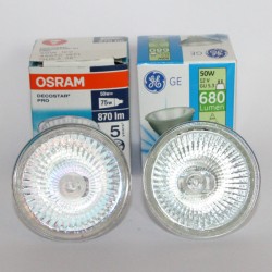 Bombilla de luz de OSRAM DECOSTAR ES de 12V 48870 WFL 12V 50W 36°