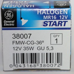 Lâmpada de halogéneo, GE MR16 JANTES de 35W 