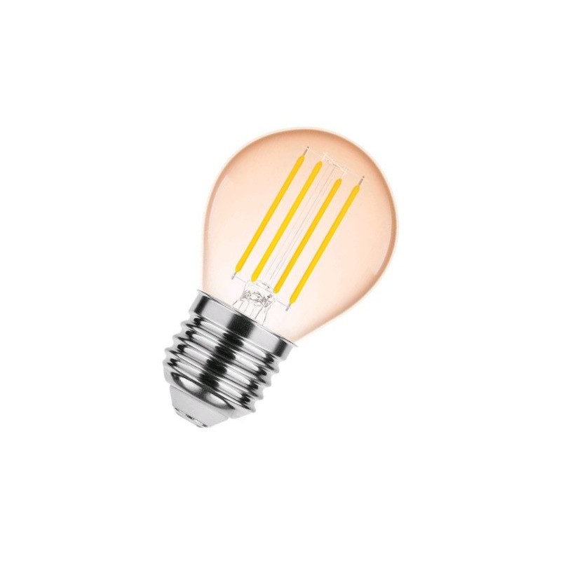 Lampadina LED sferica 4W E27 Luce vintage a 1800 Kelvin (atmosfera di un tempo)