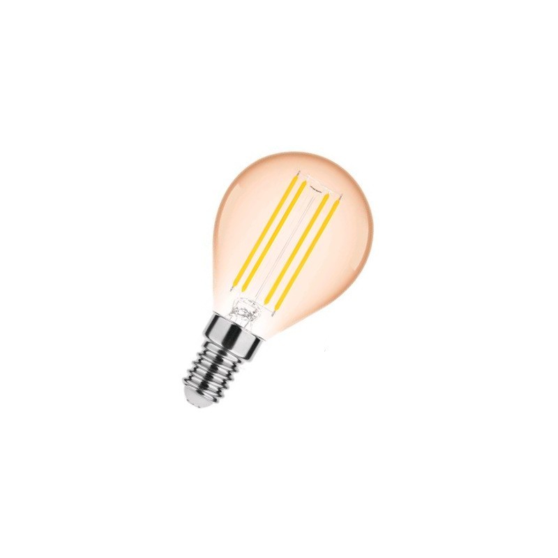 Ampoule sphérique LED 4W E27 Lumière vintage à 1800 Kelvin ( ambiance d'autrefois )