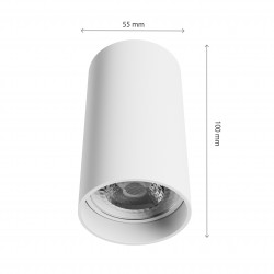 CHLOE Taklampa Vit Inomhus IP20 GU10 230V - 55x100 mm