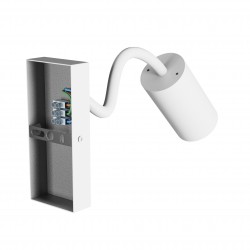 Arandela CHLOE para uso interno, branco, GU10, 230V, IP20, 55x100 mm