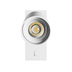 Arandela CHLOE para uso interno, branco, GU10, 230V, IP20, 55x100 mm