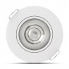 Spot LED encastrable orientable rond 4W 3 températures de couleur (3CCT)  IP44 480 lm Blanc