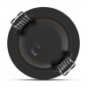 Spot LED encastrable orientable rond 4W 3 températures de couleur (3CCT)  IP44 480 lm Noir