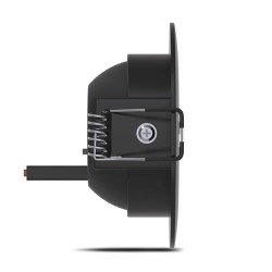 Spot LED encastrable orientable rond 4W 3 températures de couleur (3CCT)  IP44 480 lm Noir