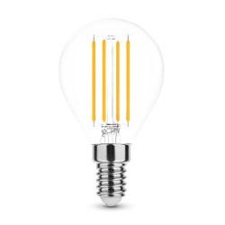 Ampoule LED Filament Modee G45 E14 4W Blanc Chaud 2700K 470 lm 360° Mini Globe Équivalent 40W