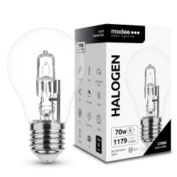 Ampoule Halogène ECO E27 70W Dimmable – Lumière Chaude 2700K