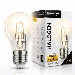 Ampoule Halogène ECO E27 70W Dimmable – Lumière Chaude 2700K