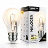 Ampoule halogène ECO E27 52W A55 – Lumière chaude 2700 K, dimmable,