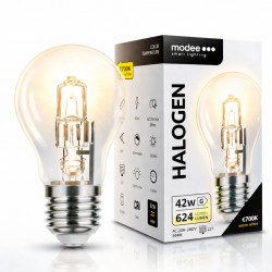 ECO E27 42W A55 halogenlampa – Varmt ljus 2700 K, dimbar